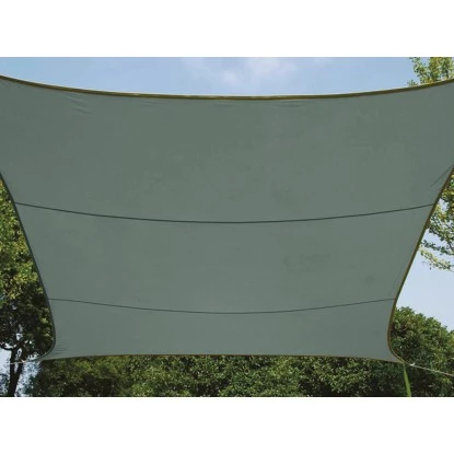 Perel Sonnensegel Grün-Grau Quadratisch 3,6 X 3,6 M