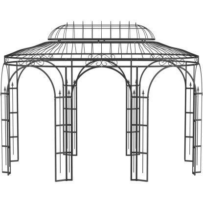 Eleo Pavillon Verona Pulverbeschichtet Schwarz