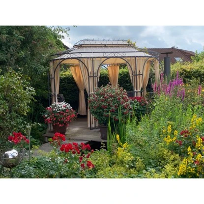 Eleo Pavillon Verona Pulverbeschichtet Schwarz – Bild 2