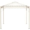 Eleo Pavillon Trento 269 Cm X 308 Cm X 308 Cm Pulverbeschichtet Weiß