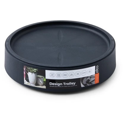 Capi Pflanzenroller Ø 30 Cm X 8 Cm Anthrazit – Bild 2