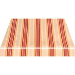 Spettmann Gelenkarmmarkise Star Klassik B 450 Cm X T 300 Cm Orange-Rot Gestreift