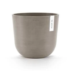 Ecopots Pflanztopf Oslo Braungrau 25 Cm X 21,8 Cm