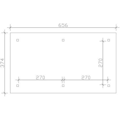 Skan Holz Holz-Pavillon Orleans 1 Natur Unbehandelt 294 Cm X 576 Cm – Bild 3